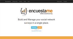Desktop Screenshot of encuestame.org